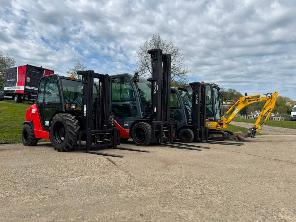 Machinepark van GBM Verhuur